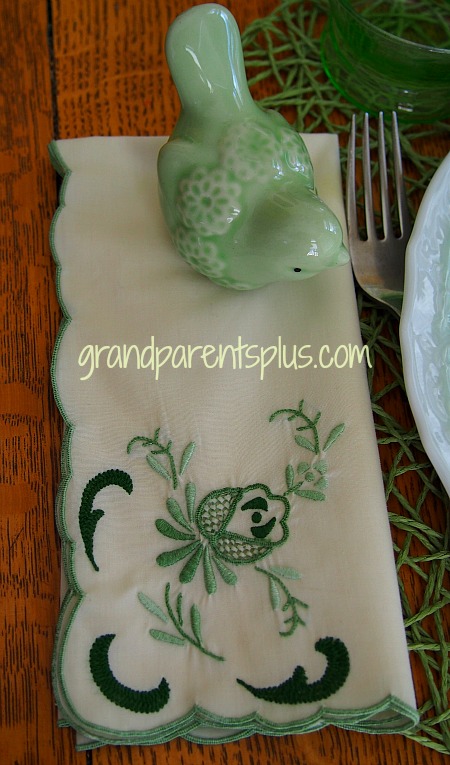 spring tablesetting 011p Spring Tablesetting with Birds