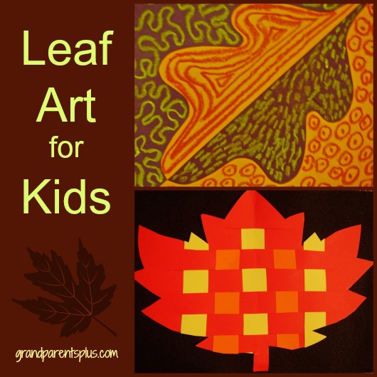 Kids Art 4p Leaf Art for Kids