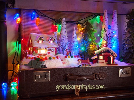 Christmas Idea House suitcase display Christmas Idea House 2014 Part 3