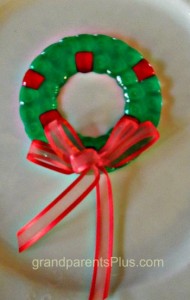 Melted bead napkin ring or ornament