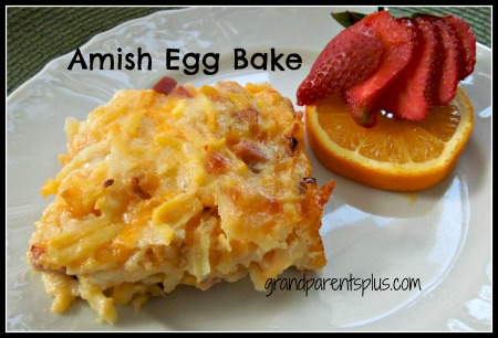 Amish Egg Bake  #egg bake #egg casserole #gluten-free   www.grandparentsplus.com