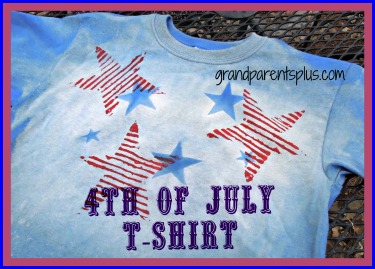 DIY 4th of July T-Shirt www.grandparentsplus.com