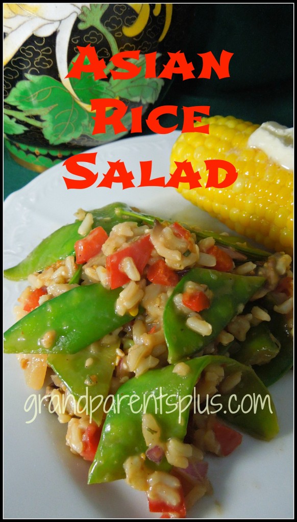 "Asian Rice Salad" www.grandparentsplus.com