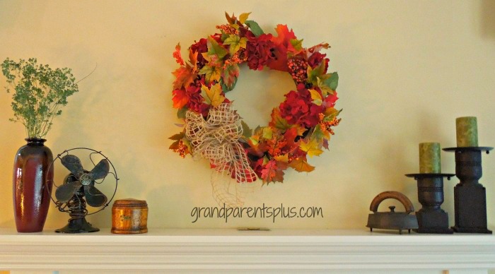 Fall Wreath   www.grandparentsplus.com