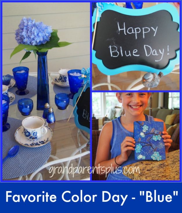 Favorite Color Day - Blue grandparentsplus.com
