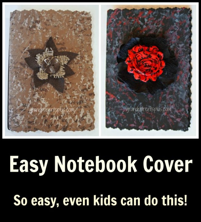 Easy Notebook Cover grandparentsplus.com