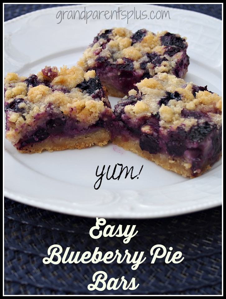 Easy Blueberry Pie Bars grandparentsplus.com